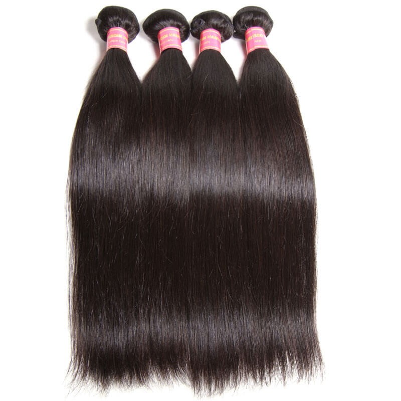 Idolra Wholesale Affordable Virgin Malaysian Straight Hair Weave 4 Bundles 7A Virgin Malaysian Human Hair